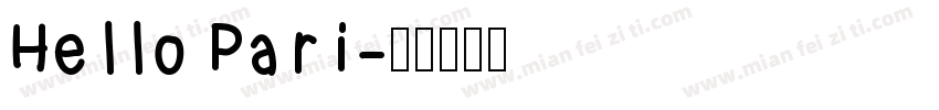 Hello Pari字体转换